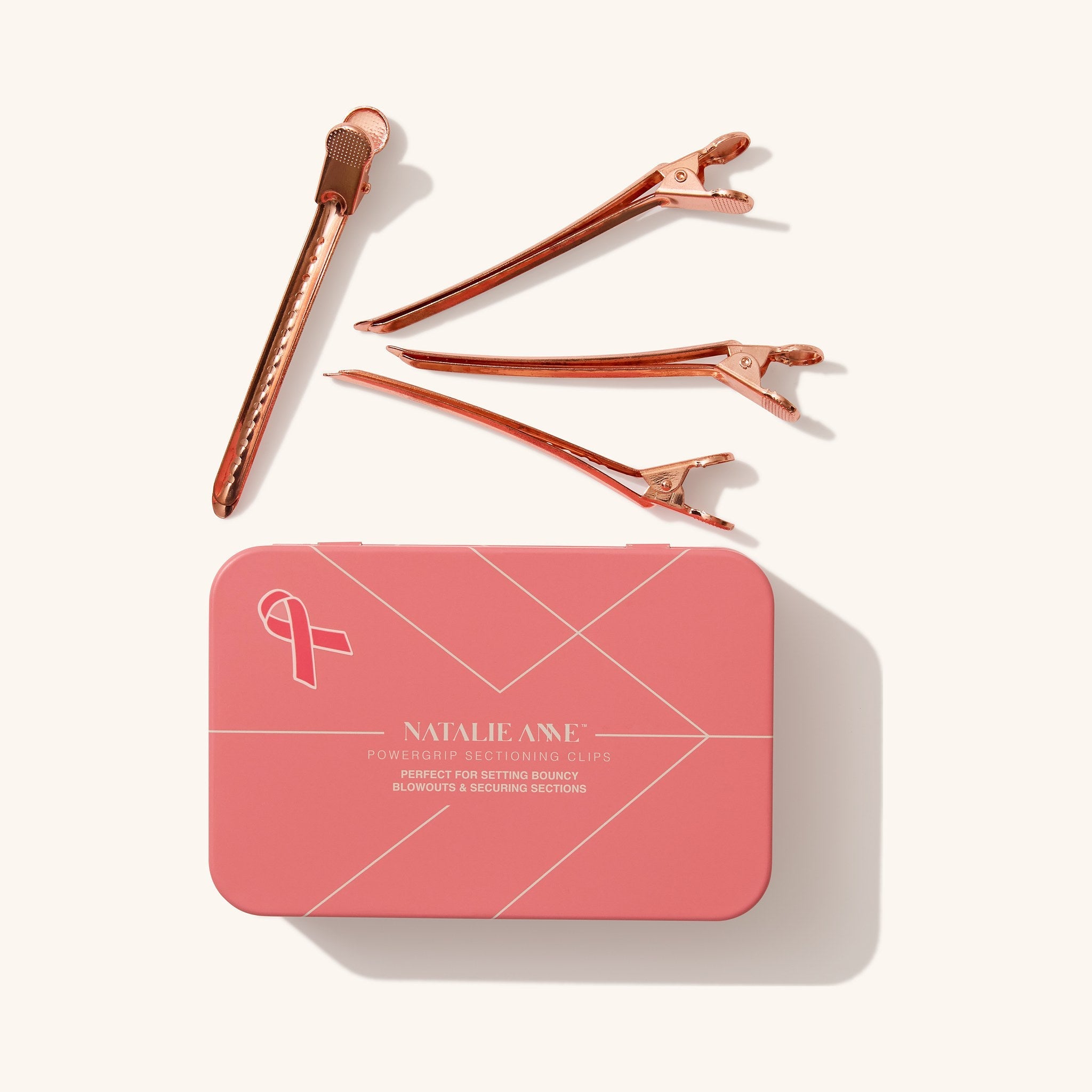 PowerGrip Sectioning Clips - Pink Ribbon