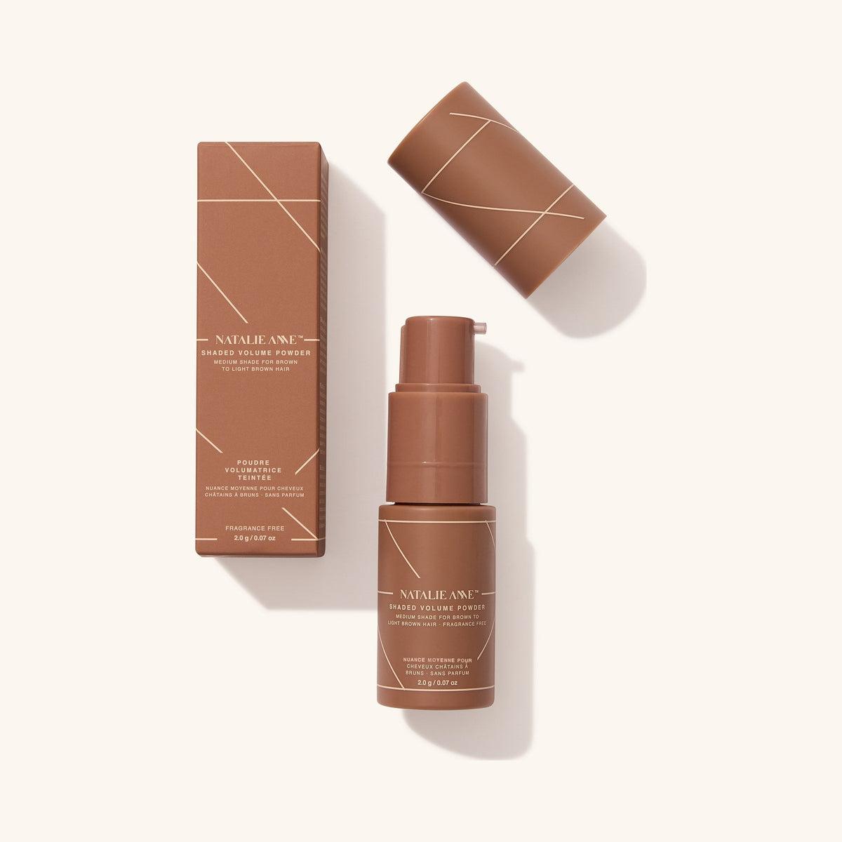 Shaded Volume Powder with box and pump applicator
