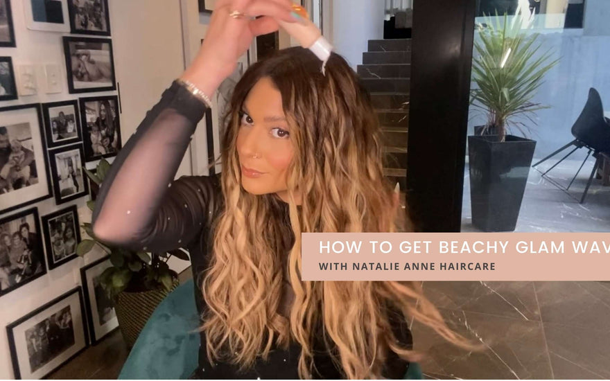 HOW TO GET BEACHY GLAM WAVES