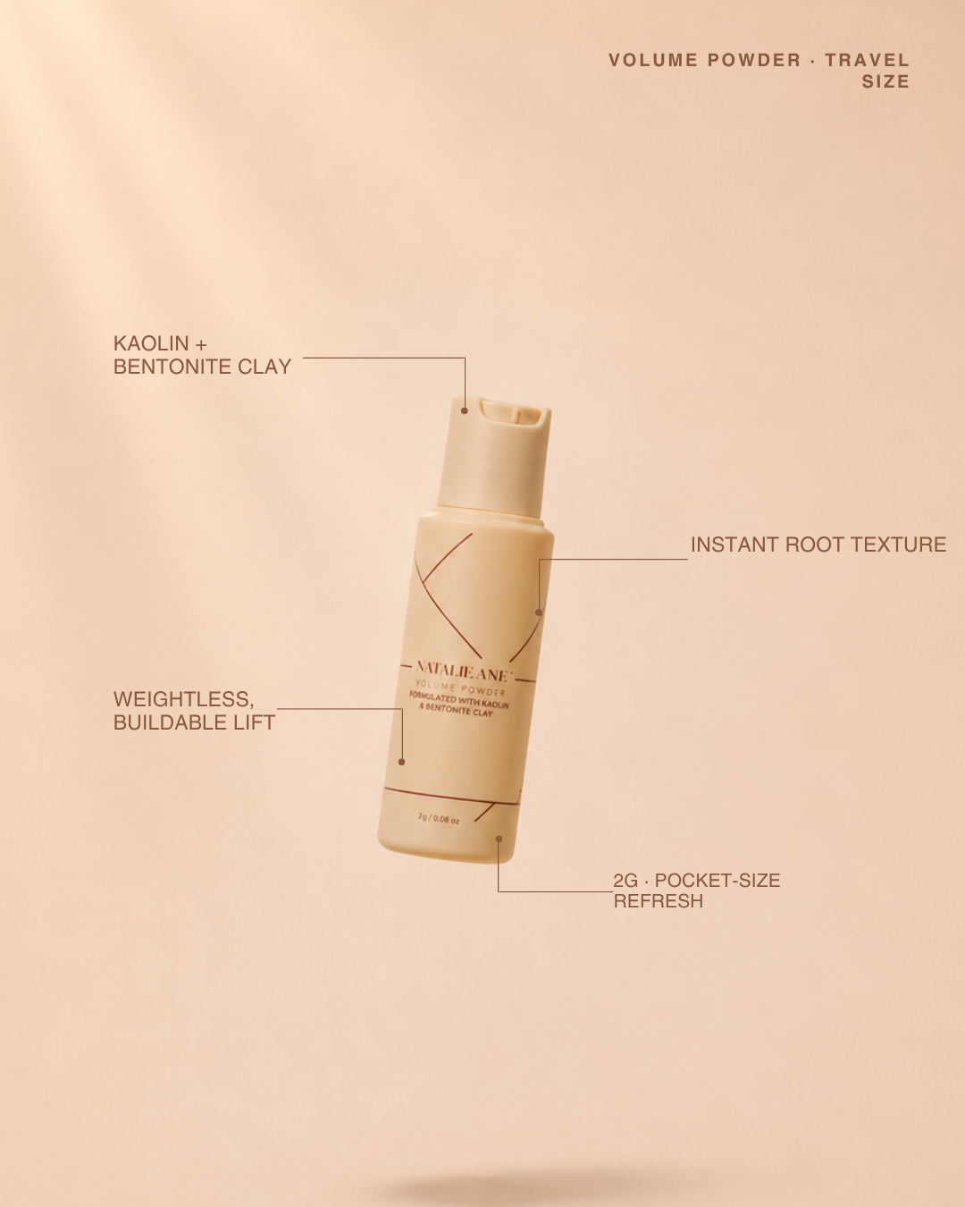 Volume Powder travel size key benefits