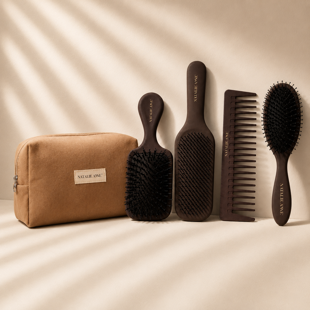The Espresso Brush Edit with its free Latte Pouch gift