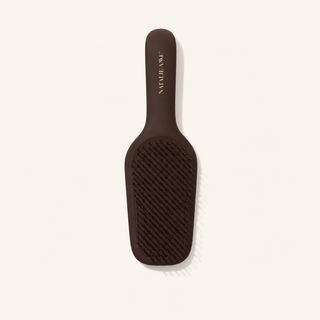 Natalie Anne Scalp Therapy Brush in espresso — extra-gentle detangler for sensitive scalps
